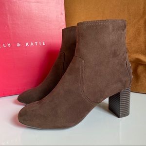 Brown Suede Boots